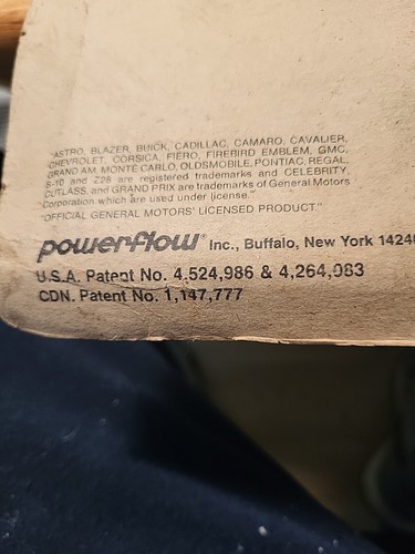 Powerflow Splashguards For Pickups. 4X4 Vans. Sealed. From 1992 Made In US A22 - Picture 9 of 10