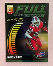2023 Panini Donruss Elite Football Nyheim Hines Full Throttle #FT-NH Bills
