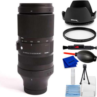 Sigma 100-400mm F/5-6.3 DG DN OS Contemporary Lens for Sony E for