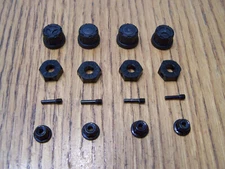 Axial 4WS Capra Unlimited Trail Buggy 12mm Aluminum Wheel Hex Hub Pins Caps Nuts