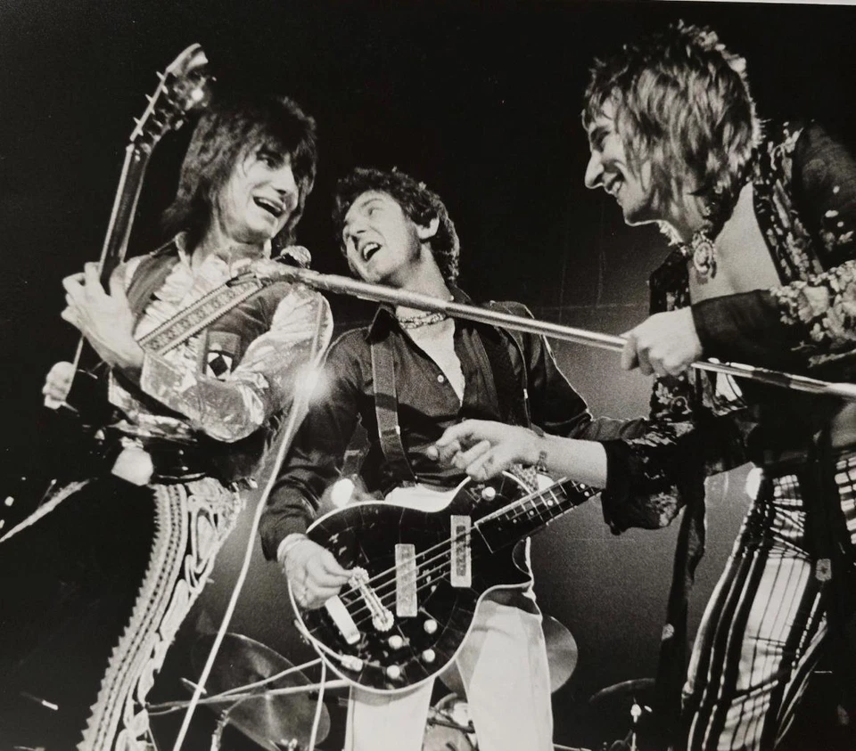 THE FACES 1972 ROD STEWART WENTZELL  ORIGINAL SILVER GELATIN PHOTO 43/50 SIGNED - Image 2 of 4