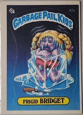 "Frigid Bridget" 32a GLOSSY Original Series 1 (OS1) Garbage Pail Kids 1985 USA