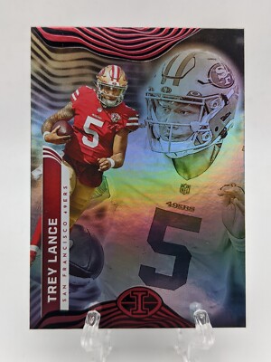   2022 Panini Illusions Football Base Card #88 Trey Lance; SF 49ers