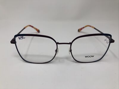 WOOW EYEGLASSES FRAME BON JOUR 2 53-19-137 9071M AO PURPLE BLUE METAL FRANCE L24