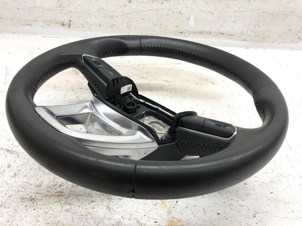 2019-2020 AUDI Q8 BLACK LEATHER STEERING WHEEL W/ HEAT 4M8419091BMJM - Image 4 of 4