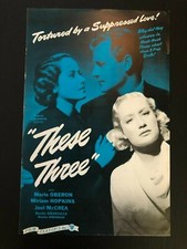 These Three Original Movie Campaign Pressbook (1946) 4 Pages - 11" x 17" EX+