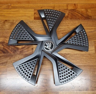 1x Original Skoda Fabia Radkappe für 16 Zoll Felge schwarz 6VA601169 - Bild 1 von 4