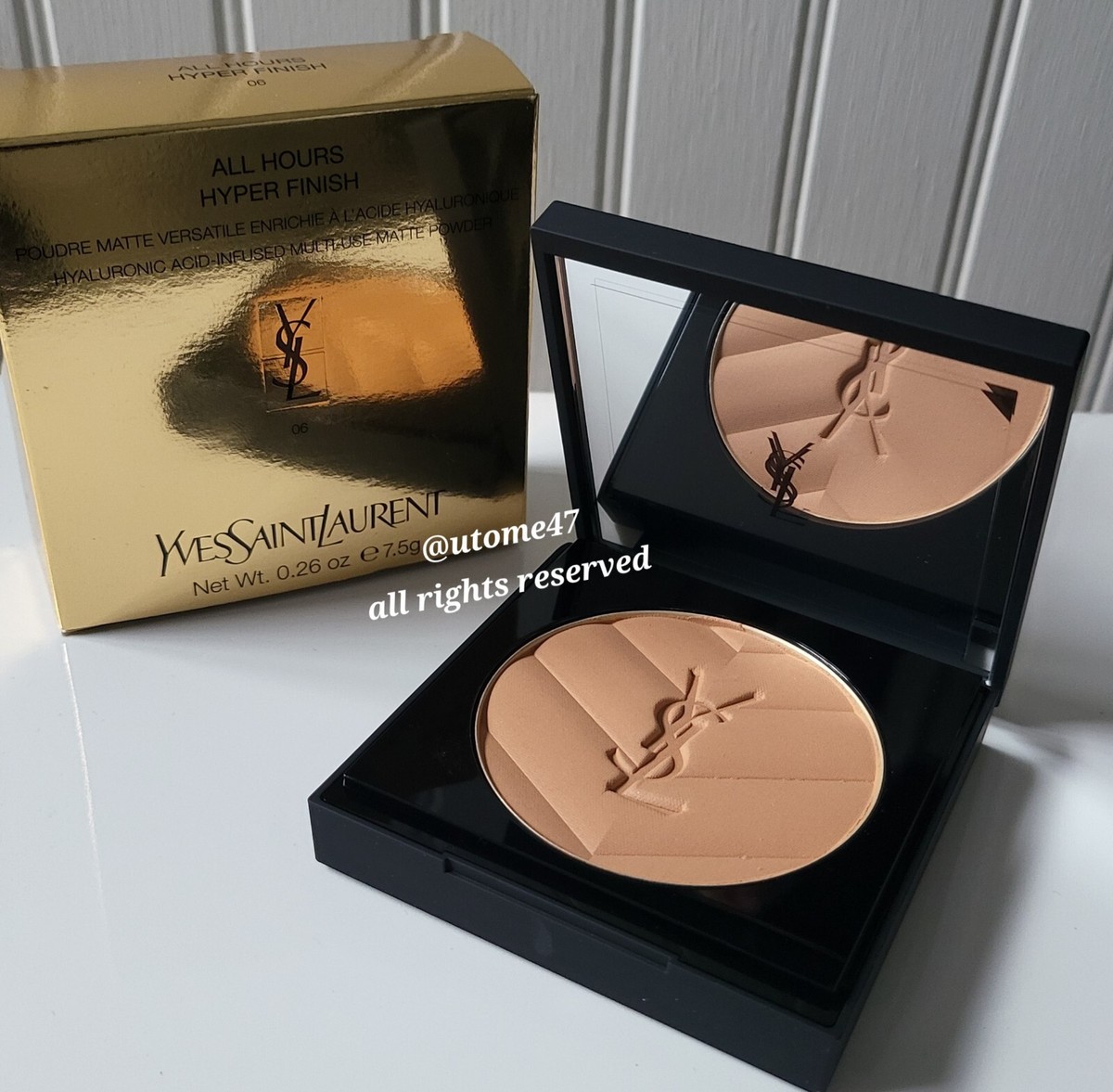 Ysl all hours hyper finish #6 foundation setting powder