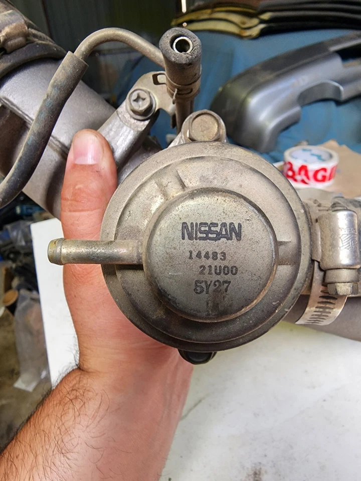 Nissan Skyline R33 OEM Blow Off Recirculation Valve Tube Assembly - image 2 of 4