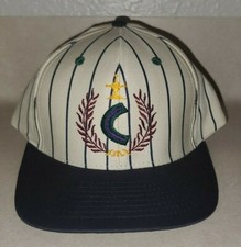 Vintage 90s Da Pro Brainwear Pinstriped C Snap Back Adjustable Dead Stock VTG