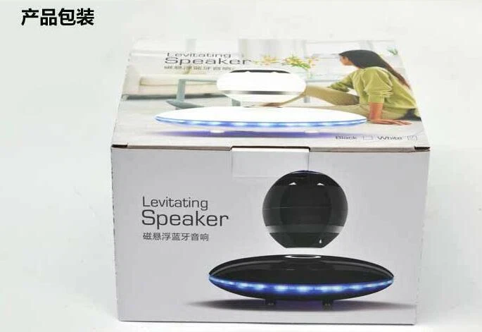 Quality Wireless Magnetic Levitation Speaker LED Portable 4.0 Floating Maglev.. - Image 4 of 4