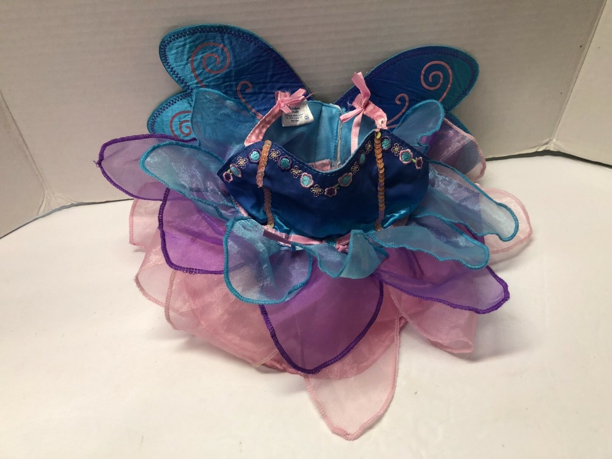 Build A Bear Butterfly Princess Fairy Dress with Wings. Pink, Purple, Blue Build A Bear Butterfly Princess Fairy Dress with Wings. Pink, Purple, Blue
