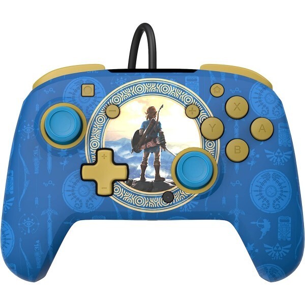 Manette Filaire Rematch Zelda pour Nintendo Switch avec deux boutons arrière programmables