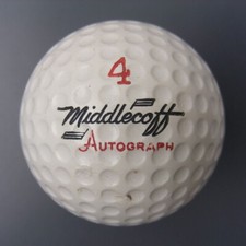 Wilson Cary Middlecoff Autograph Signature Golf Ball Near Mint Condition 2492