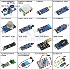 16 Kinds Sensor Kit Module 16pcs/Set For Arduino Raspberry Pi 2 Model B DIY