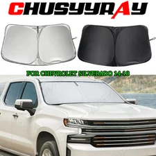 Universal 29x61 Inch Windshield Sun Shade Visor Cover UV Block & Heat Protection
