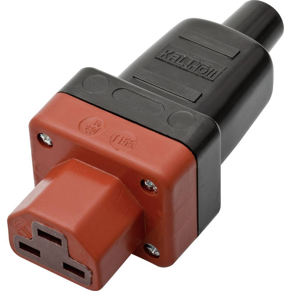 Kalthoff 444008 Connettore di alimentazione 444 Presa dritta Tot poli: 2 + PE