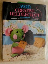 Avon Creative Needlecraft Doll Making Kit House Mouse Doll NEW 1973