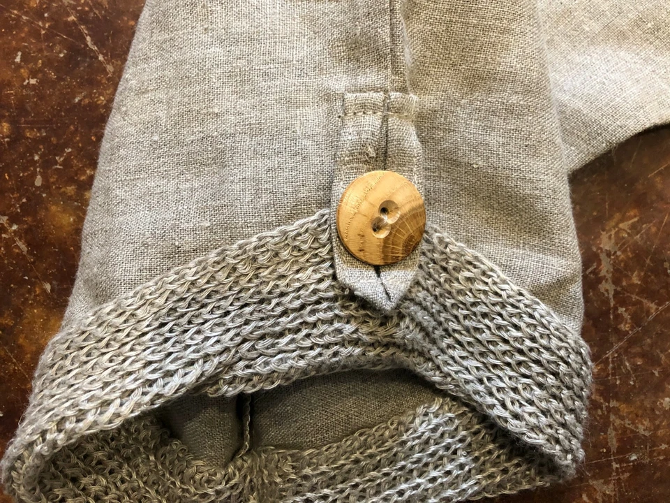 Chaqueta Habitat Clothes To Live en lino oveja-vintage de lino natural.Talla M Foto 4 de 4