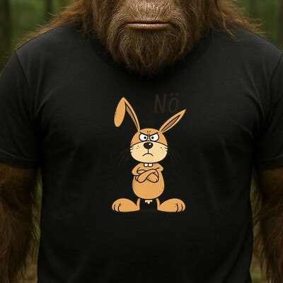 No Bunny T-Shirt - Funny Saying with Rabbit, Fun Shirt for Humor Fans