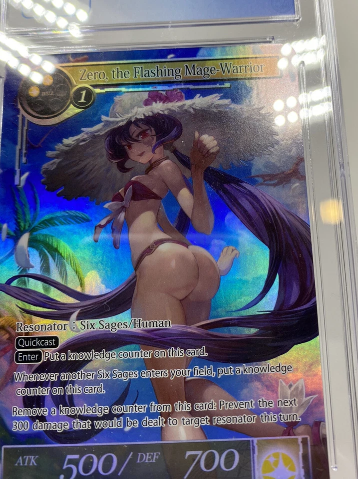 CGC 9 Zero, the Flashing Warrior Mage (Skirtless Promo) Force of Will - Image 3 of 4