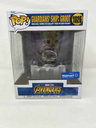 NEW Funko Pop! Deluxe: Marvel - Guardians' Ship: Groot - Walmart Exclusive #1026