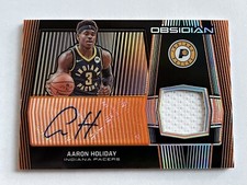2019-20 Obsidian Aaron Holiday Jersey Autograph /50 Electric Etch Orange Hawks🔥
