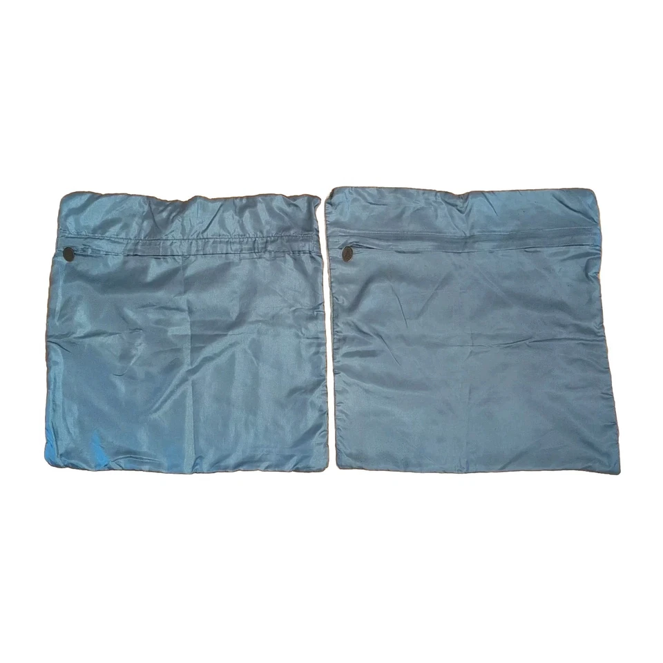 2 Pier 1 Imports Throw Pillow Zip Covers Green Blue Purple Geometric Pattern - Image 4 of 4