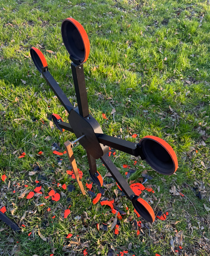 Clay Pigeon Spinning Shooting Target - Texas Star Style, Portable, Easy Setup - Picture 9 of 10
