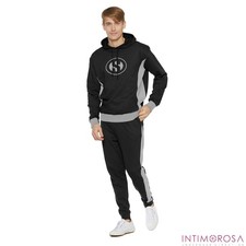 Superga Men's Hooded Cotton Sweatshirt Zip Jumpsuit SMW25661