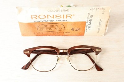 Shuron vintage ガネフレーム12k 60s Shuron Ronsir Vintage eyeglass 1960s 12k GF Sleeve USA NOS | eBay