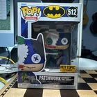 Funko Pop! Heroes: Patchwork Batman/Joker #512 Hot Topic Exclusive w/ Protector