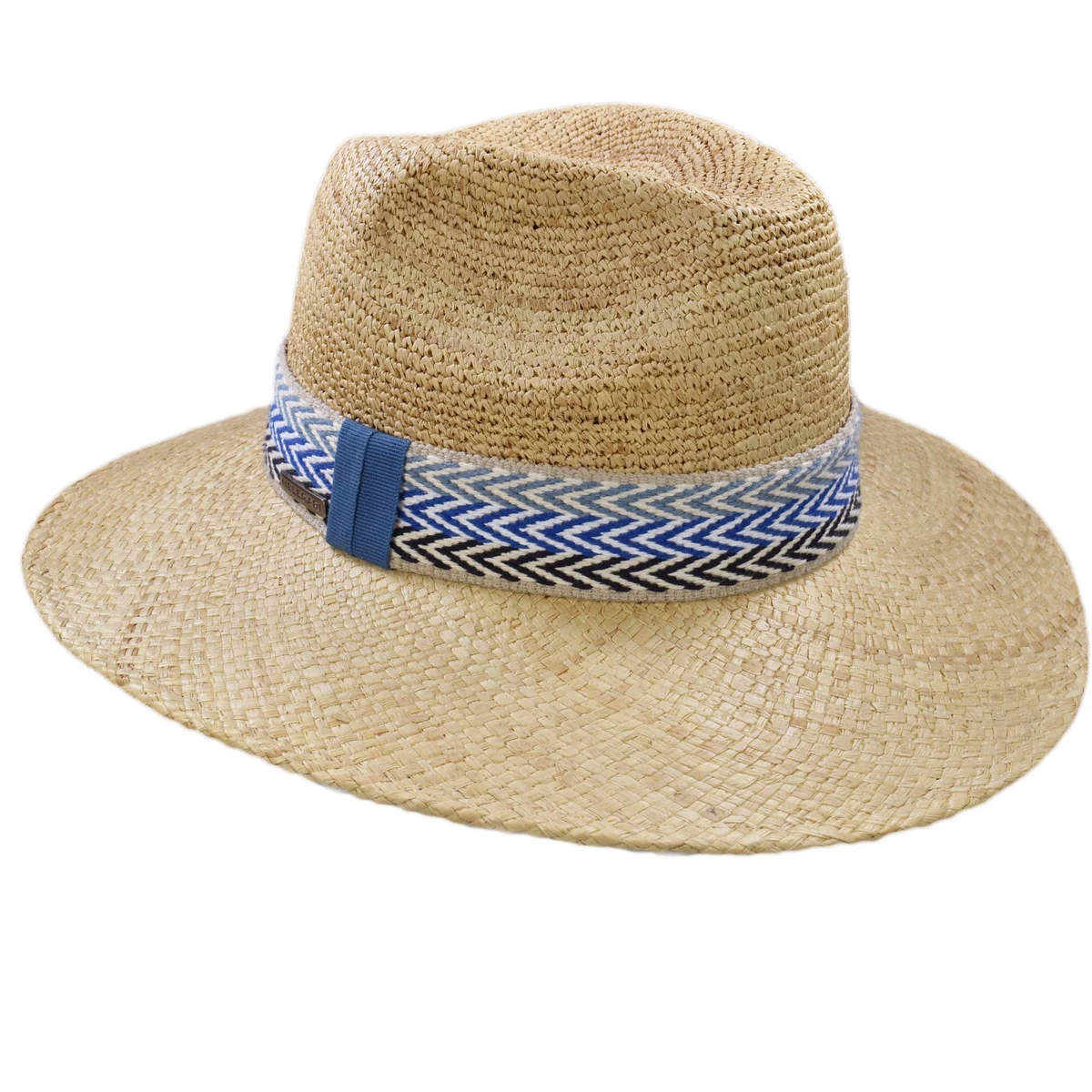 Cappello Di Paglia Donna A Tesa Larga: 12 Cm, Regolabile, Pieghevole Per Spiaggia E Viaggi