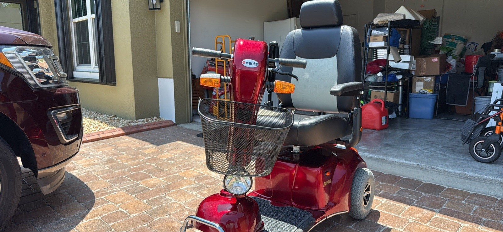 Merit pioneer 9, 3 wheeler Red Excellent Condition.