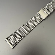JB Champion 17 mm Stainless SteelWatch Bracelet Band Mesh Milanese Straight Lug