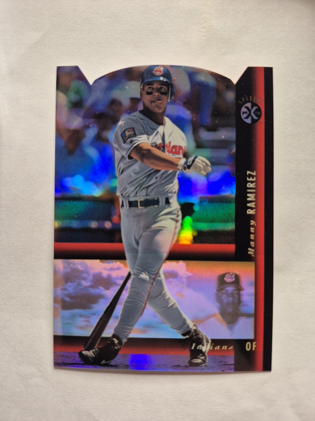 1994 Upper Deck SP Holoview SPECIAL FX RED DIE CUT #31 Manny Ramirez 31 UD 
