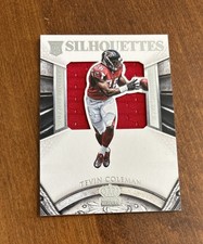 Tevin Coleman 2015 Crown Royale Silhouettes Rookie Jersey Falcons /299 RC