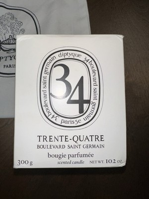 Diptyque Paris 34 Boulevard Saint Germain Candle 300g/10.2oz New