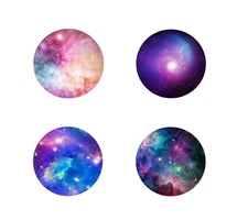 4 Pack Cellphone Stand,Cell Phone Finger Foldable Holder Starry Sky Pattern G...