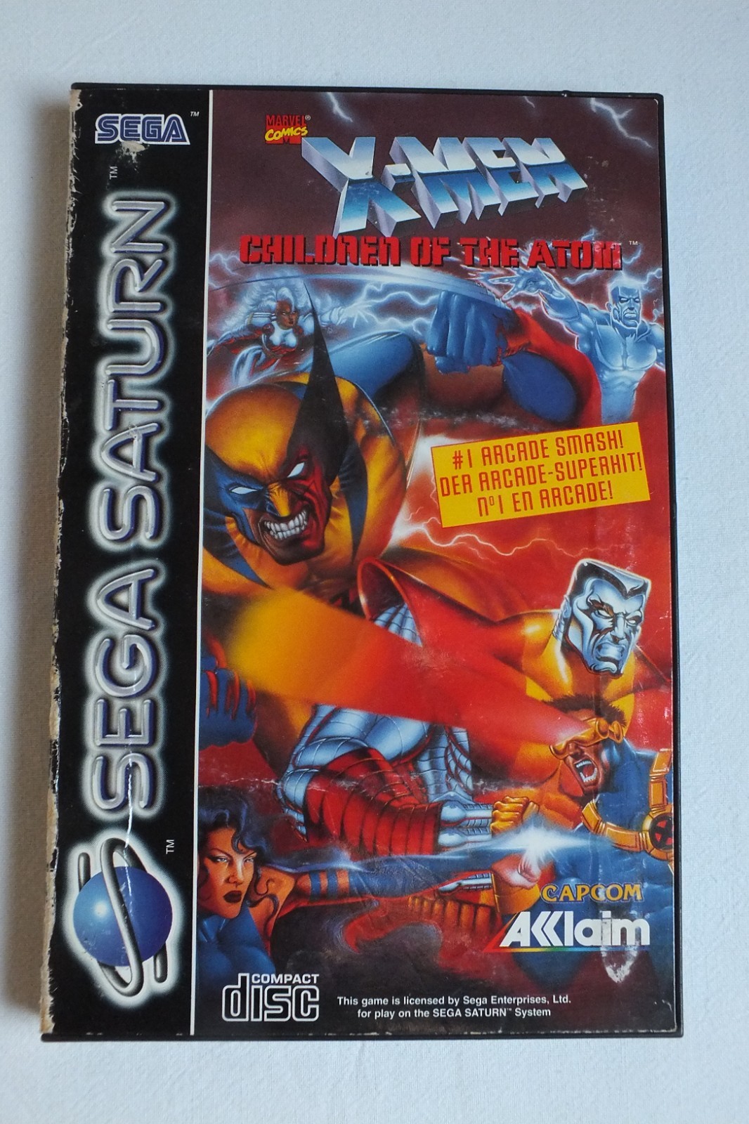 RARE Ancien Jeu SEGA SATURN -- X-MEN Children of the Atom -- No Notice  PAL 1996