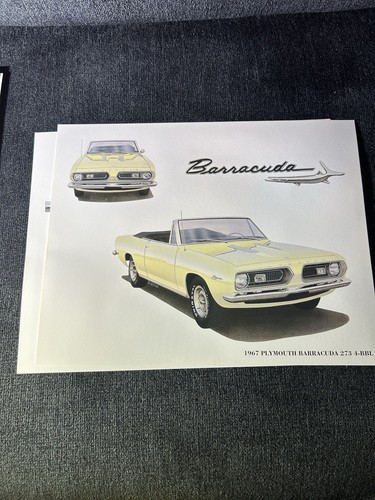 Vintage Chrysler Plymouth Dodge AMC Dealer Showroom Art Complete 16 Print Set - Picture 15 of 18