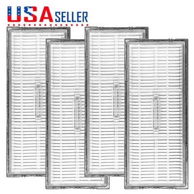 Replace for Roborock S7MaxV S7 MaxV Plus Robot Vacuum Cleaners, 4 Pack Filter