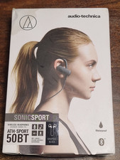 Audio-Technica ATH-SPORT 50BT Bluetooth Earphones – Black