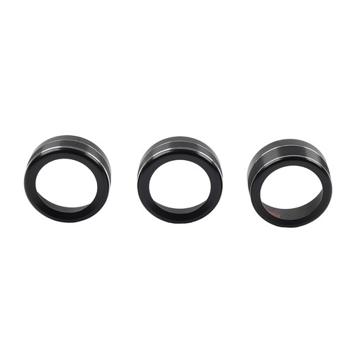 Cubiertas de anillo de perilla de control de aire acondicionado AC para Mazda 3 2014-2018 CX-5 2016-2019 - Imagen 2 de 11