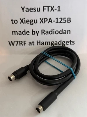 HAMGADGETS YAESU FTX-1 to Xiegu XPA-125B amplifier keying cable