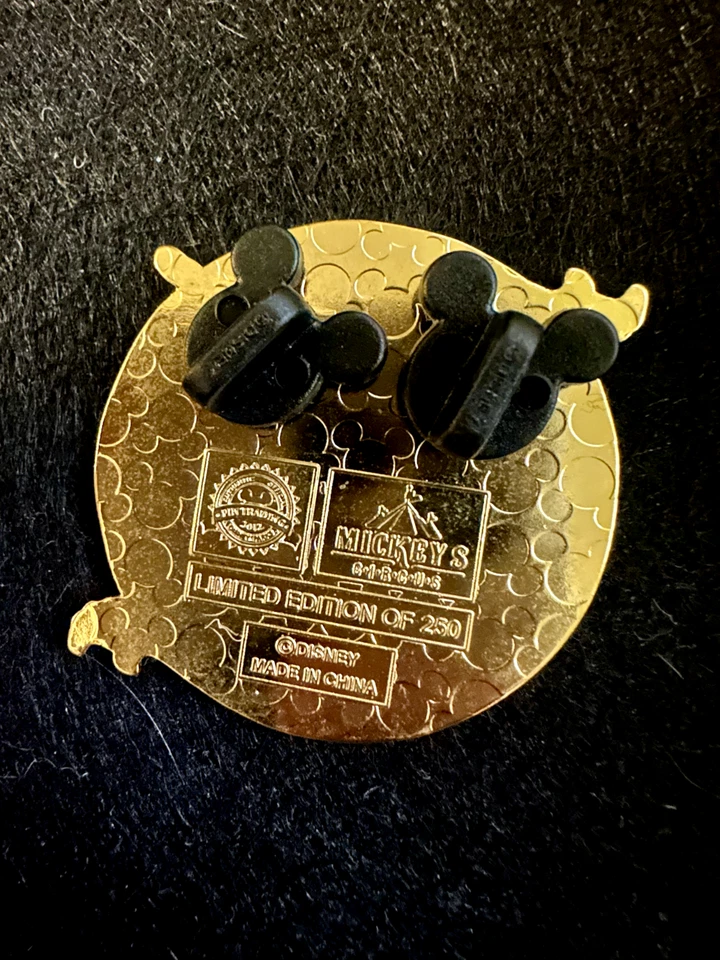 Pin Chip & Dale Trapeze LE 250 RARO Walt Disney World Mickey's Circus 2012 Foto 2 de 2