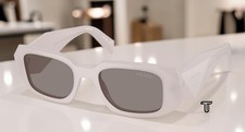 PRADA PR 17WS 21H80Q Frosted Tortoise Dark Grey 49 mm Women's Sunglasses