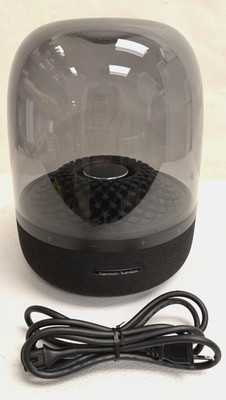 Used- Harman Kardon Aura Studio 4 Bluetooth Home Speaker -NO BOX-SCUFFED