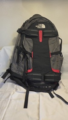 The North Face Off Chute 35 Grey Used Vtg 2005 Skiiing Backpack 