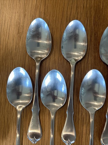 8 Teaspoons Oneida Wm A Rogers Premier AMERICAN FREEDOM Stainless USA 6” - Picture 5 of 13